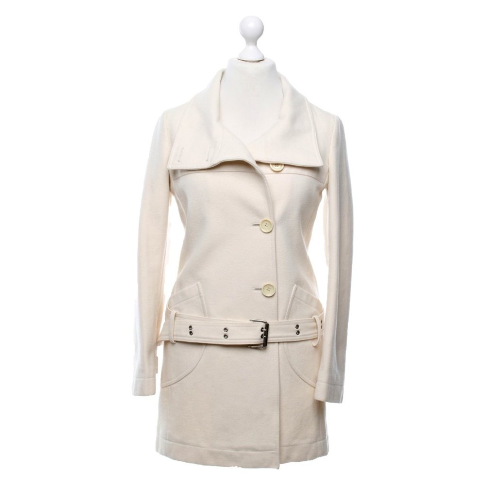 Patrizia Pepe Cream Coat